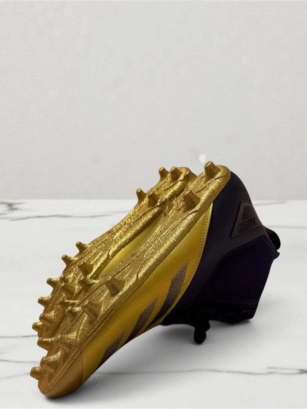adidas Adizero Chaos 2E Football Cleats Gold Purple Men’s Size 13 JH5735 NEW